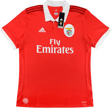 Customize your own team's kit with the kitfantasia teamwear templates. 2017 18 Benfica Home Shirt Jonas 10 W Tags Classic Retro Vintage Football Shirts
