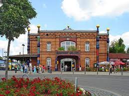 It is about 1.5 km (0.93 mi) southeast of the city centre and was opened on 1 october 1960, replacing the old passenger station on the southern edge of the old town. Hundertwasser Bahnhof Uelzen 2021 All You Need To Know Before You Go Tours Tickets With Photos Tripadvisor
