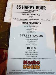 Nacho Daddy Happy Hour By Walgreens Across From City Center Vegas Food Food And Drink Food
