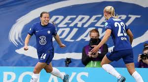 Lyon claimed their third women's champions league title on thursday with a dramatic penalty shootout victory over wolfsburg after the final. Chelsea 4 1 Bayern Munich Kirby Double Sends Blues To First Women S Champions League Final Eurosport