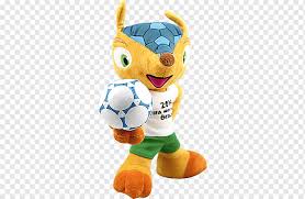 Fifa have for the first time admitted a violation in workers' standards as qatar prepares for the 2022 world cup. Copa Del Mundo 2014 Animales De Peluche Y Juguetes De Peluche Mascota Del Mundo De La Copa Del Mundo De Fifa Fuleco Brazil De Decoration Material Copa Mundial Brasil Png Pngwing