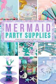 See more ideas about mermaid party, mermaid birthday party, mermaid party favors. Mermaid Party Supplies Sugar Spice And Glitter