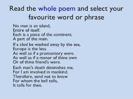 No Man Is An Island Poem By John Donne Poem Hunter John Donne Poems Poems Man