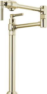 Built in water filter spout pot fillers deck mount pot fillers. Brizo Litze Deck Mount Pot Filler Faucet 62743lf Pn Robinson