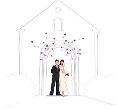 Messe de mariage de catherine et vincent cathédrale de rouen samedi 2 février 2008. Faire Part De Mariage Illustration Pour Le Livret De Messe Mariage Illustration Mariage Palette Mariage Theme Hiver