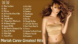 Mariah Carey The Greatest Hits Non Stop Playlist Compilation Youtube