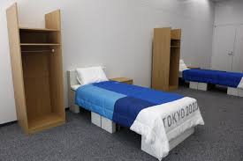 An Olympic First Cardboard Beds For Tokyo Athletes Village Give your prized possessions pride of place with a wooden or glass display cabinet from furniture village. cardboard beds for tokyo athletes village