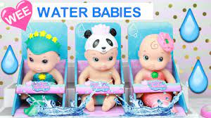 They are small so easy to put away in a drawer after bath, but my girls actually like to play with them out of the tub too. Wee Water Babies Wee Mermaid Wee Splash And Wee Panda Youtube