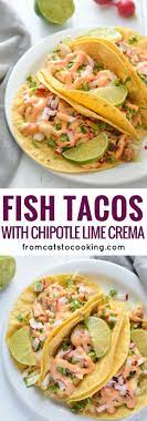 Whisk together, beer, flour and salt in a large bowl. Fish Tacos With Chipotle Lime Crema Recipe Recipes Seafood Recipes Fish Recipes