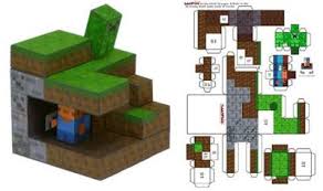 J Ossorio Papercraft Papercraft Recortable De Un Diorama De Minecraft Con Imagenes Armables De Minecraft Manualidades De Minecraft Minecraft Imprimibles
