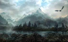 Skyrim Landscape Fantasy Landscape Skyrim Wallpaper Skyrim Art