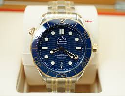 Brand New Omega Seamaster Diver 300m Co Axial Master 42mm Ss 18k Yg Blue Dial 2019 Full Set Takuya Watches