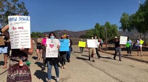 From highway 101, take highway 154 san marcos pass. Dozens Protest Development Within San Marcos Foothills Preserve Youtube