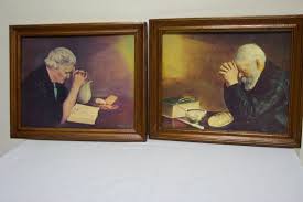 Grace And Gratitude Pictures Old Man And Old Woman Praying Etsy Man Praying Jesus Christ Drawing Paintings I Love