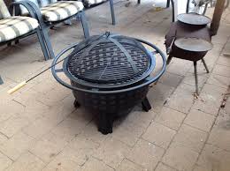 My New Outdoor Firepit Grill 89 00 At Aldi Fire Pit Outdoor Fire Pit Home Improvement
