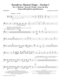 Song lyrics from theatre show/film are property & copyright of their owners, provided for educational purposes. Broadway Musical Magic Trombone Sheet Music Mac Huff Choir Instrumental Pak