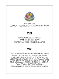 Menjadikan pemuda pemudi yang kreatif, tangguh, bertanggung jawab, mandiri serta mengetahui sejarah sebuah tempat tinggal. Visi Dan Misi Sekolah Doc
