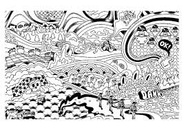 Click the trippy coloring pages to view printable version or color it online (compatible with ipad and android tablets). Psychedelic Landscape Coloring Page Free Printable Coloring Pages For Kids