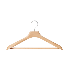 Here is a hanger for your coat. Wooden Hanger Muji
