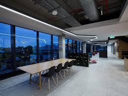 Selux Pdt Mclachlan Street Office Custom Light Fixtures Ceiling Design Linear Lighting