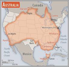 Joe ingles scored 17 points, matisse thybulle scored 12 and chris goulding had 11 for australia. The Size Of Australia Compared To The Usa Mainland Interestingasfuck