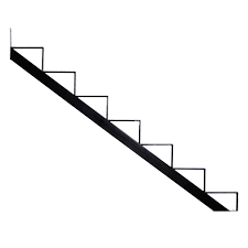 All panel built prefabricated stair systems, handrails and components are engineered, fabricated and powder coat painted at our plant for a lasting finish and fast delivery. Pylex 7 Steps Steel Stair Stringer Black 7 1 2 In X 10 1 4 In Includes 1 Stair Riser 13907 The Home Depot Stair Risers Stairs Steel Stairs