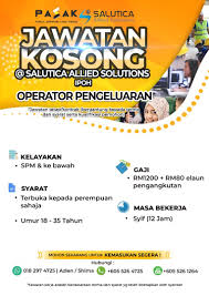 Transparent and measurable and career reward system. Talent Perak Jawatan Kosong Salutica Allied Solutions Facebook