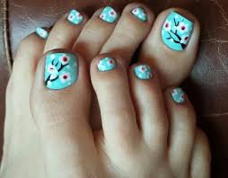 To remove existing nail polish, cotton balls or pads and nail polish remover are also necessary. Asian Flower Pedicure Flower Pedicure Nail Designs My Nails