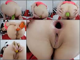 Women Sex With Vegetables | Teen Anal Gape - LexaLite Vegetables  Penetration In Monster Gaping Hole