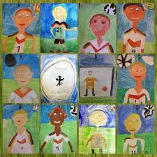 Kunstunterricht 2013 X2f 2014 Fussball Kunst Kunstunterricht Kunst Grundschule