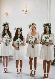Awesome 63 Stylish White Bridesmaid Dresses For Your Wedding Wedding Bridesmaid Dresses White Bridesmaid White Bridesmaid Dresses