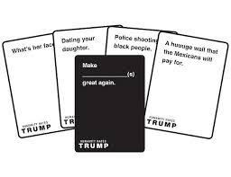 A quick impromptu unboxing of the donald trump bugout bag expansion for the irreverent card game cards against humanity. Cards Against Humanity Donald Trump Version Popsugar News