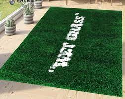 Off White Rug Wet Grass Etsy