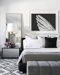36 Black And White Bedrooms That Are The Peak Of Chic Monochromatic Looks That Are Anything But White Bedroom Decor Black White Bedrooms White Bedroom Design