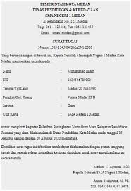 Contoh surat tugas menjadi salah satu jenis surat resmi walaupun dalam pemakaian bersifat internal (hanya pada lingkup instansi/ lembaga). Contoh Surat Mandat Organisasi