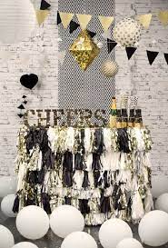 John meeks designed the bed and nightstands in the black and white bedroom of a storied manhattan townhouse. New Years Eve Decoration Party Themes Menu Party Favors And More