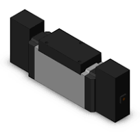 SMC VFS3200-2FZ valve dbl plug-in base mount, VFS3000 SOL VA