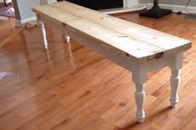 This is an easy diy dining room table and bench tutorial. Super Simple Diy Dining Bench With Turned Legs