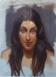 PORTRAIT PAINTING GOLD BY JOHANNA SPINKS: SARA STREETER