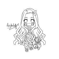 1000 x 973 jpeg 106 кб. How To Draw Nezuko Drawing For Kids