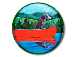 Run one through each pool noodle, (i tied one end of the cord to. Round Lacquer Serving Tray Lake Labrador Rockflowerpaper The Grommet