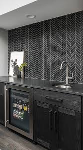 Join the decorpad community and share photos, create a virtual library of inspiration photos, bounce off design ideas with fellow members! 31 Black Subway Backsplash Ideas The Power Of Black Color Contemporary Kitchen Backsplash Black Kitchens Kitchen Design