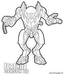 A few boxes of crayons and a variety of coloring and activity pages can help keep kids from getting restless while thanksgiving dinner is cooking. Brute Mech Fortnite Season 10 Coloring Pages Printable