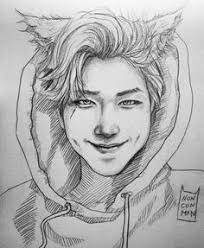 Dihalaman ini anda akan melihat gambar buah buahan arsir yang bagus! 860 Bts Sketch Ideas Bts Fanart Kpop Fanart Bts Drawings