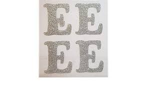 Green Club 5 Cm Grosses Paillettes Autocollant Lettre E Amazon Fr Cuisine Maison En 2020 Autocollant Paillettes Lettre A