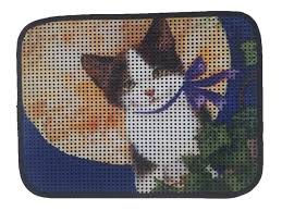 Miapet Elekli Desenli Kedi Tuvalet Onu Paspasi 60 X 45 Cm Dolunay Kedi Tuvalet Onu Paspasi Miapet