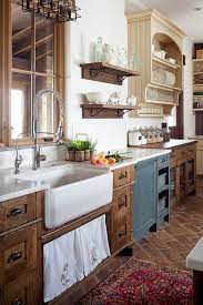 Rustic is indeed a combination of cottage and farmhouse interiors, but rustic kitchen ideas can be extended to a new level like adding a modern touch on the lamps. 12 Gorgeous Farmhouse Kitchen Cabinets Design Ideas
