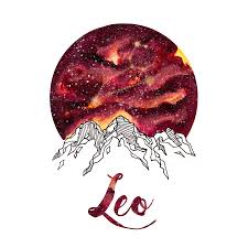 Leo Zodiac Watercolor Print Zodiac Signs Leo Zodiac Art Astrology Leo