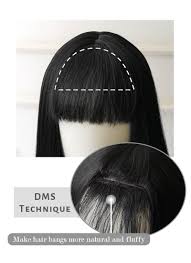 But the chemicals and hot irons damage the hair and there are some natural methods used at home to straighten the hair. Straight Jet Black Synthetic Wig Tbz871 Wig Is Fashion
