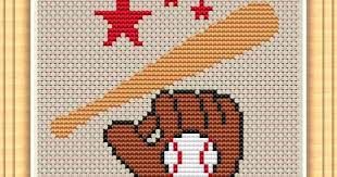 Stitch count is 123w x 206h. Baseball Free And Easy Printable Cross Stitch Pattern Cross Stitch Baseball Cross Cross Stitch Patterns